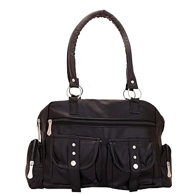 Lady Bar Womens Shoulder Bag With Matte Lipstick(-04)(Black,Bag- 04)