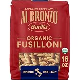 Al Bronzo Barilla Organic Fusilloni Pasta, Imported from Italy, 16oz