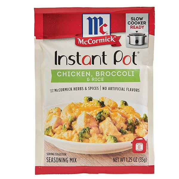 MCCORMICK INSTANT POT CHICKEN, BROCCOLI & RICE SEASONING MIX, 1.25 OZ