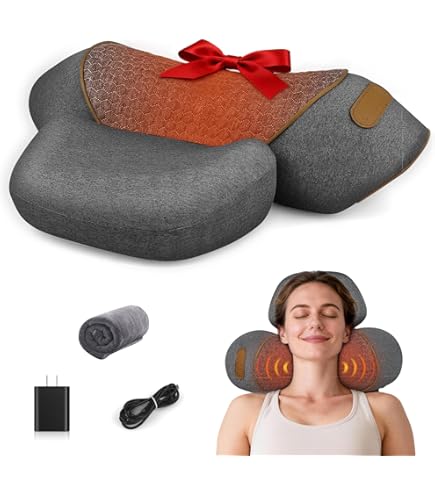 Amazon.com: Relaxus Cordless Comfy Neck Support & Massage with Vibration.  for Neck, Shoulder, Arms/Legs. : Home & Kitchen
