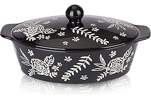 Wisenvoy Casserole Dish With Lid Casserole Dish Casserole Dishes For Oven Baking Dishes For Oven Ceramic Baking Dish