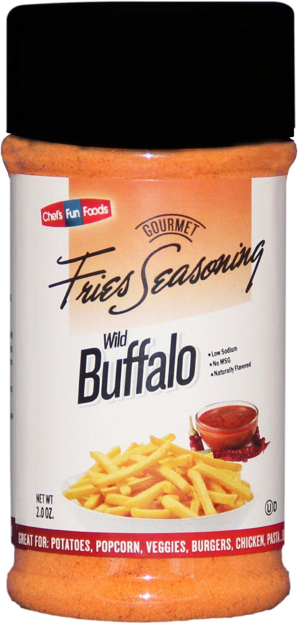 Gourmet Fries Seasoning Wild Buffalo (2 Oz Bottle)