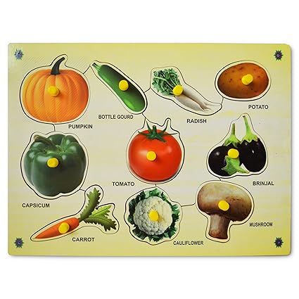 Bey Bee Educational Toys Vegetables Learning Kit
