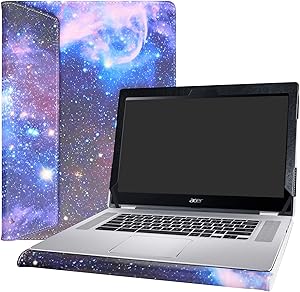 Alapmk Protective Case Cover for 15.6" ACER CHROMEBOOK Spin 15 CP315-1H Series Laptop(Warning:Not fit Acer Chromebook 15 CB315-1HT & C910 CB5-571 CB3-532 CB3-531 CB515 Series),Galaxy