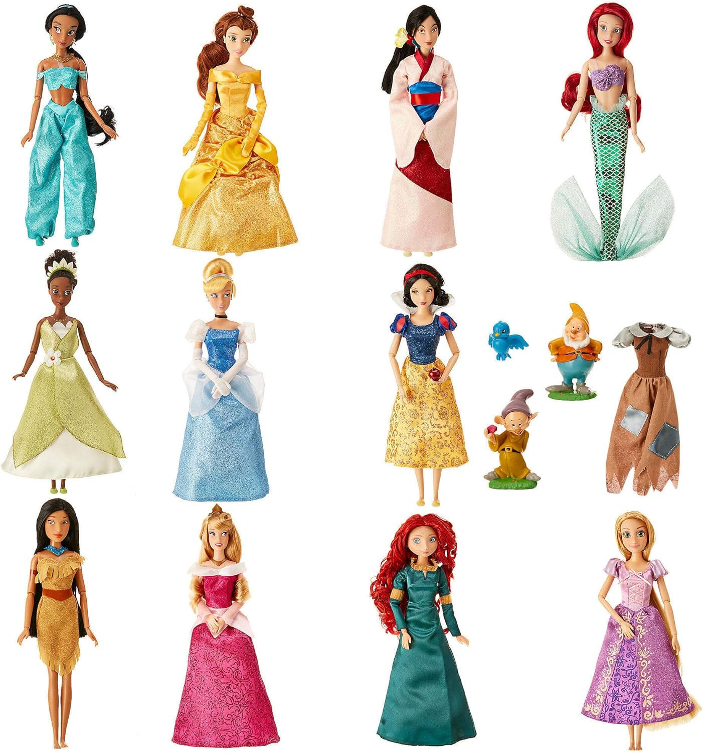 Amazon Disney公式 ディズニープリンセス クラシックドールギフトセット 2017 Disney Princess Classic Doll Collection Gift