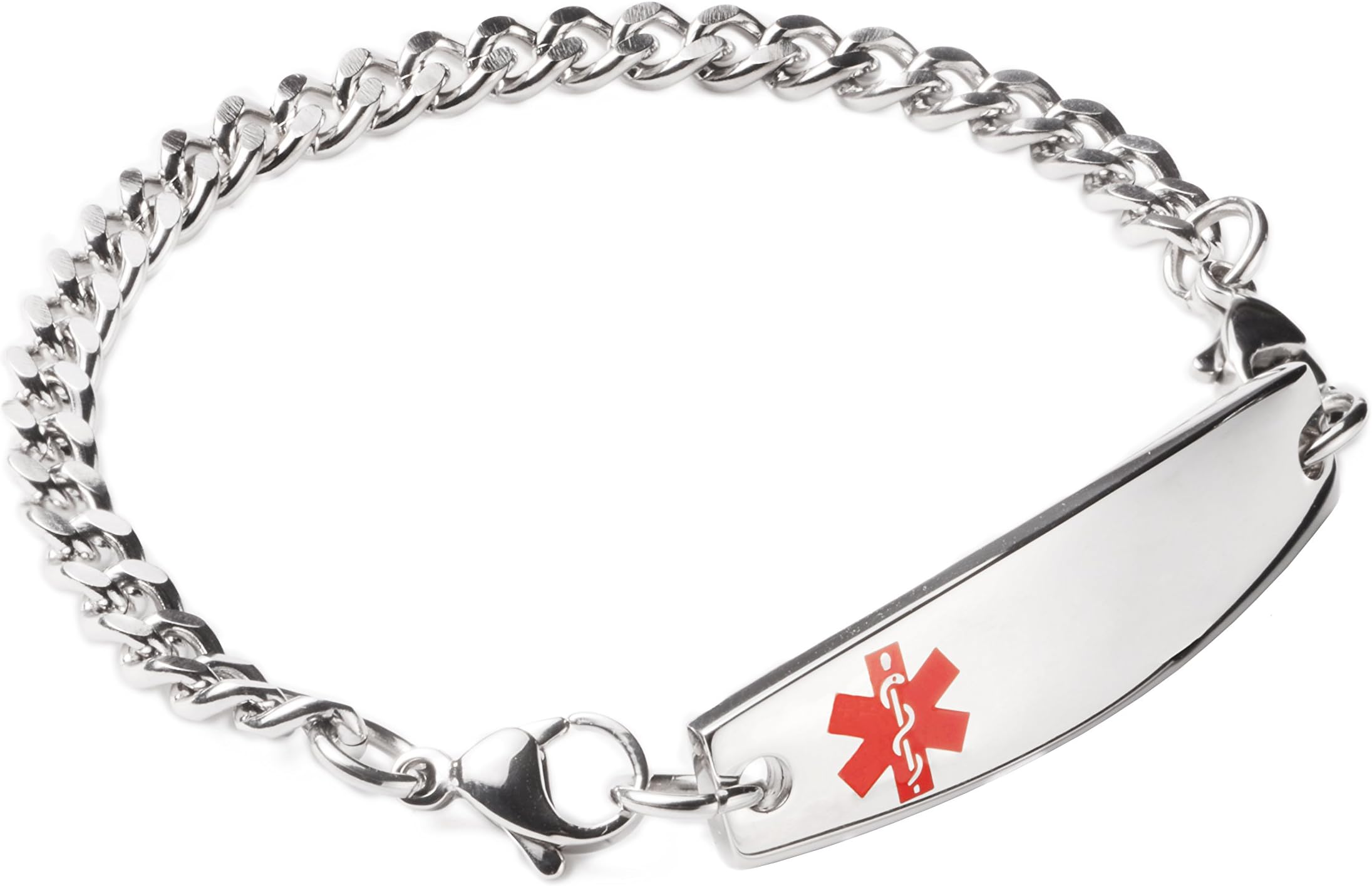 LinnaLove-Stainless Steel Interchangeable Medical Alert Bracelets-Free Engraving