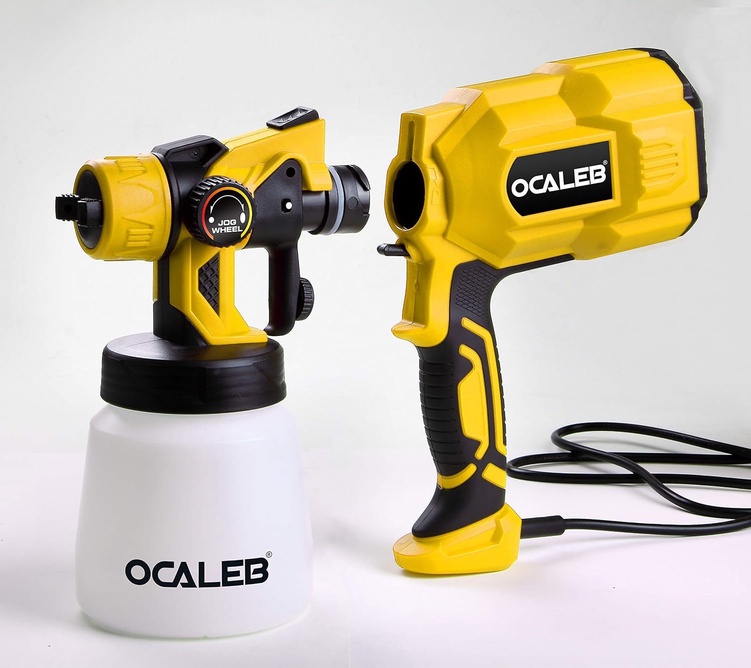 Ocaleb Paint Sprayer 550w Electric Paint Spray Gun Handheld Painting 800ml Airless with 3pcs different Size of Copper Nozzle 1.0mm/ 1.8mm/ 2.5mm 3 spray patterns fence sprayer outdoor furniture - Image 3