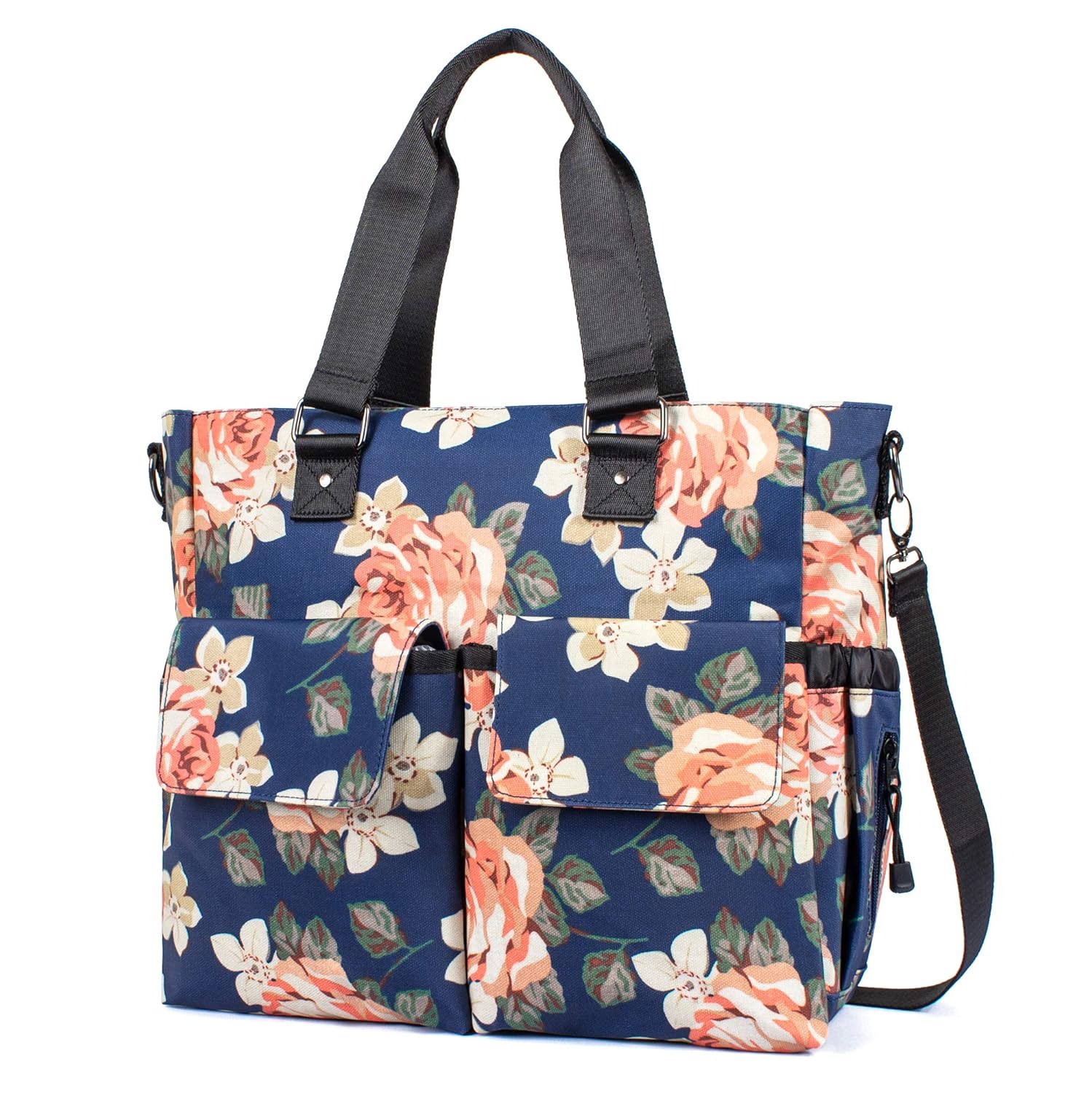 floral baby changing bag