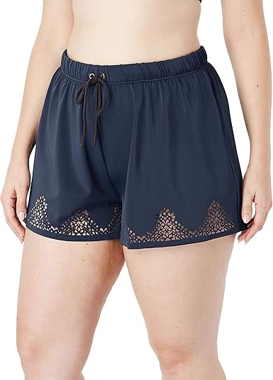 plus size swim shorts amazon