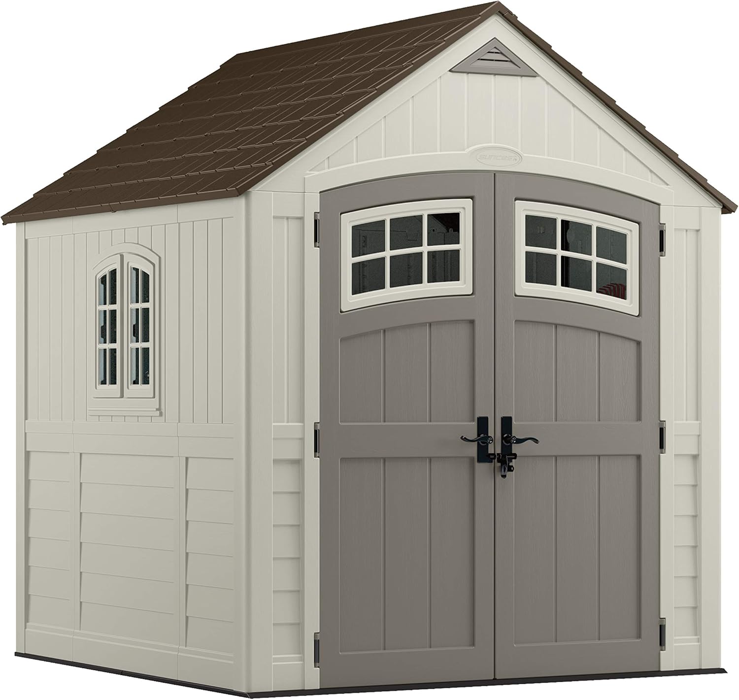 Amazon.com: Suncast BMS7790 Cascade Cobertizo de almacenamiento de 7 x