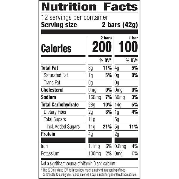 NATURE VALLEY CRUNCHY GRANOLA BARS, PEANUT BUTTER, 24 BARS, 17.88 OZ (12 POUCHES)
