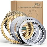 MoKitDora Big Twin Extra Clutch Plate Friction Steel Clutch Kit for 1991-2017 Sportster 1991-2002 Buell All Models 17 PCS Clutch Kit