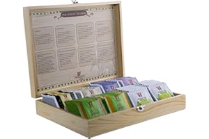 Wissotzky Magic Tea Chest, Gift Box Collection w/ 80 Assorted Teas
