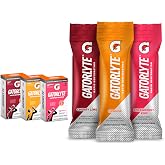 Gatorlyte Rapid Rehydration Electrolyte Beverage, Variety Pack, Lower Sugar, Specialized Blend of 5 Electrolytes, No Artificial Sweeteners or Flavors, 18 pack, 1 pack mixes with 16.9oz (500ml) water