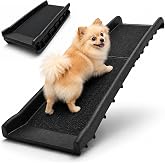 Dog Ramp for Car, 62" Long &amp; 16" Wide Portable Dog Ramps | for Large Dogs, Folding Dog Car Ramp for Truck and Non-Slip Pet Loading Ramp for Dogs to Get in Car Supports 250 lbs