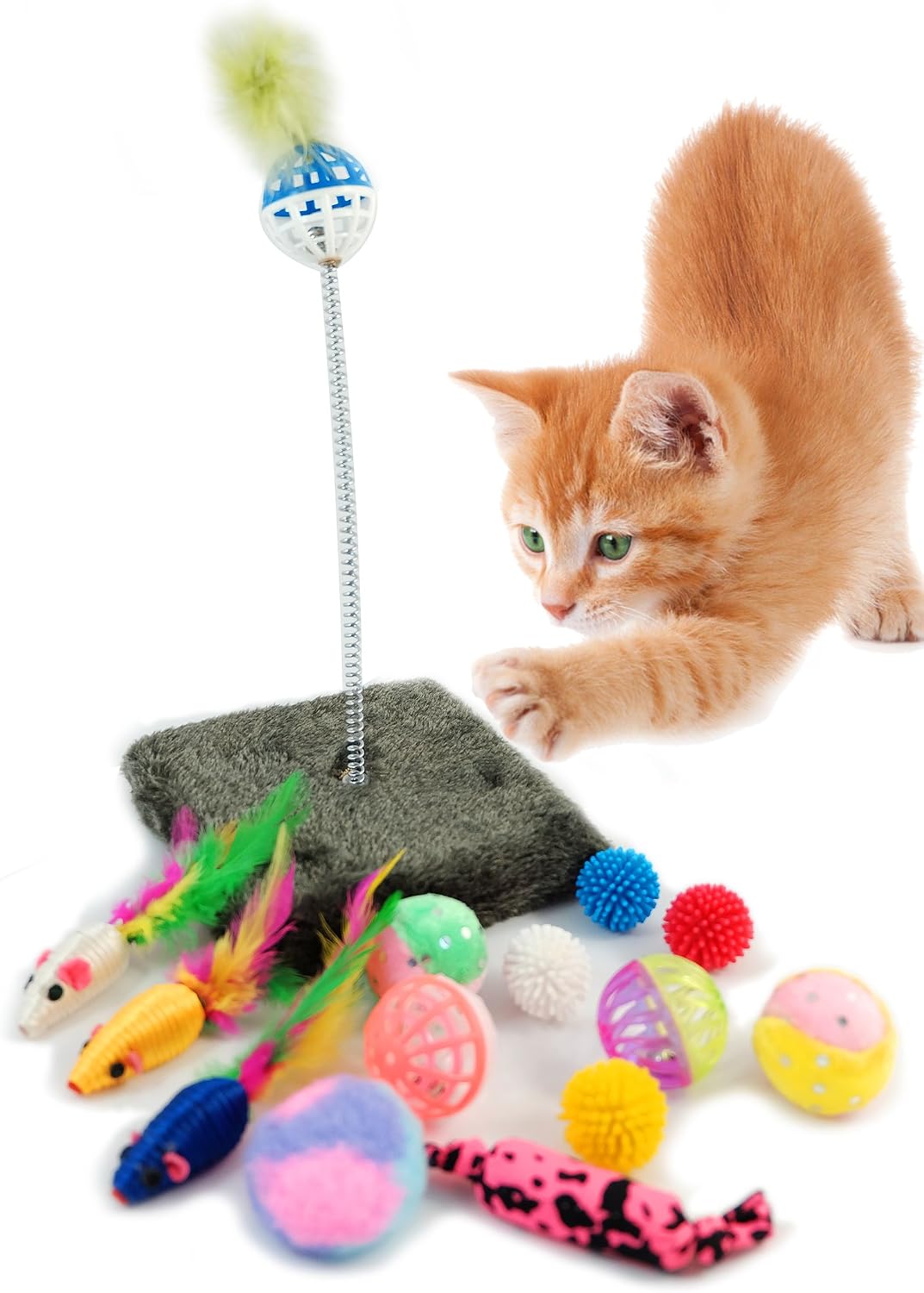 Juguete Electrónico De Gato De Peluche Interactivo – Mascota Virtual Que Maúlla, Camina Y Mueve La Cola, Con Accesorios Y Transportín, Regalo Para Niñas De 3 A 8 Años