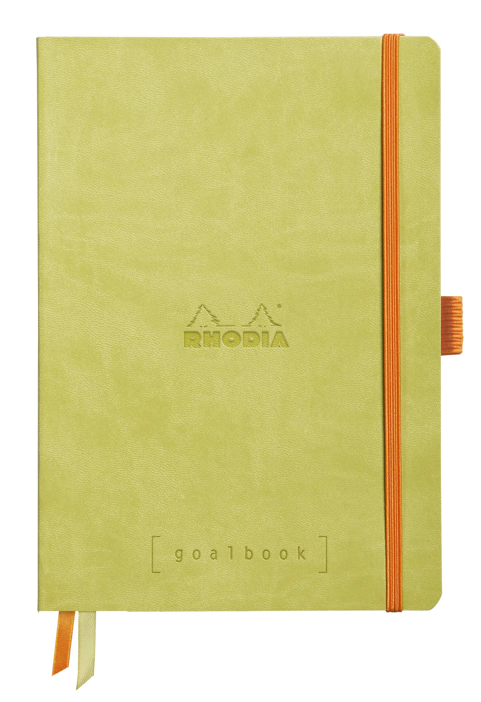 Rhodia Softcover Goal Book, A5 , Dot - Anise Green