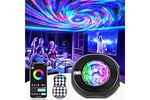AIMEIZI Star Projector Galaxy Light, Galaxy Projector for Bedroom with APP Remote Control, Timer - Night Light Projector for Kid Adult Aurora Light Projector