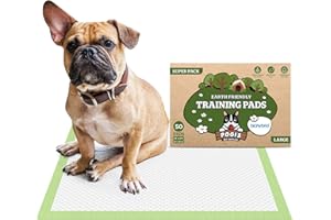 POGI'S PET SUPPLIES Pogi's Dog Training Pads with Adhesive Sticky Tabs (50-Count) (24x24in) - Large Puppy Pads, Earth-Friendly Dog Pads, Plant-Based Puppy Pee Pads for Dogs - Puppy Supplies for Small to Large Sized Dogs