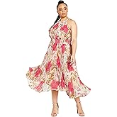 City Chic Women's Plus Size Miriam Print Dress