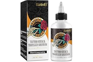 CAQORZO Tattoo Stencil Transfer Gel Solution, Tattoo Stencil Gel, Tattoo Stencil Transfer Solution, for Transfer Stickers Paper