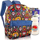 Disney Coco Large Backpack Set - Bundle with 16