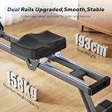 MERACH Rowing Machine Magnetic Rower 16 Levels Quiet App Compatible view 3