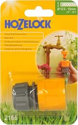 Hozelock 2166P9000 Hose End Connector 12.5mm 15mm Grey view 2
