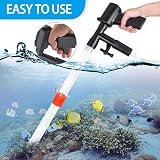 AKOFIC Fish Tank Gravel Cleaner 5 in 1 Siphon Water Change Kit view 3