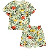 Disney French Terry T-Shirt and Shorts Outfit Set Infant to Big Kid Sizes (12 Months - 18-20)