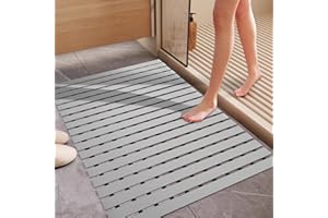 Tiamo Non Slip Large Shower Mat(35.4"*23.6"),Extra Large Shower Mats for Inside Shower, Non Slip Shower Mat for Elderly,Non S