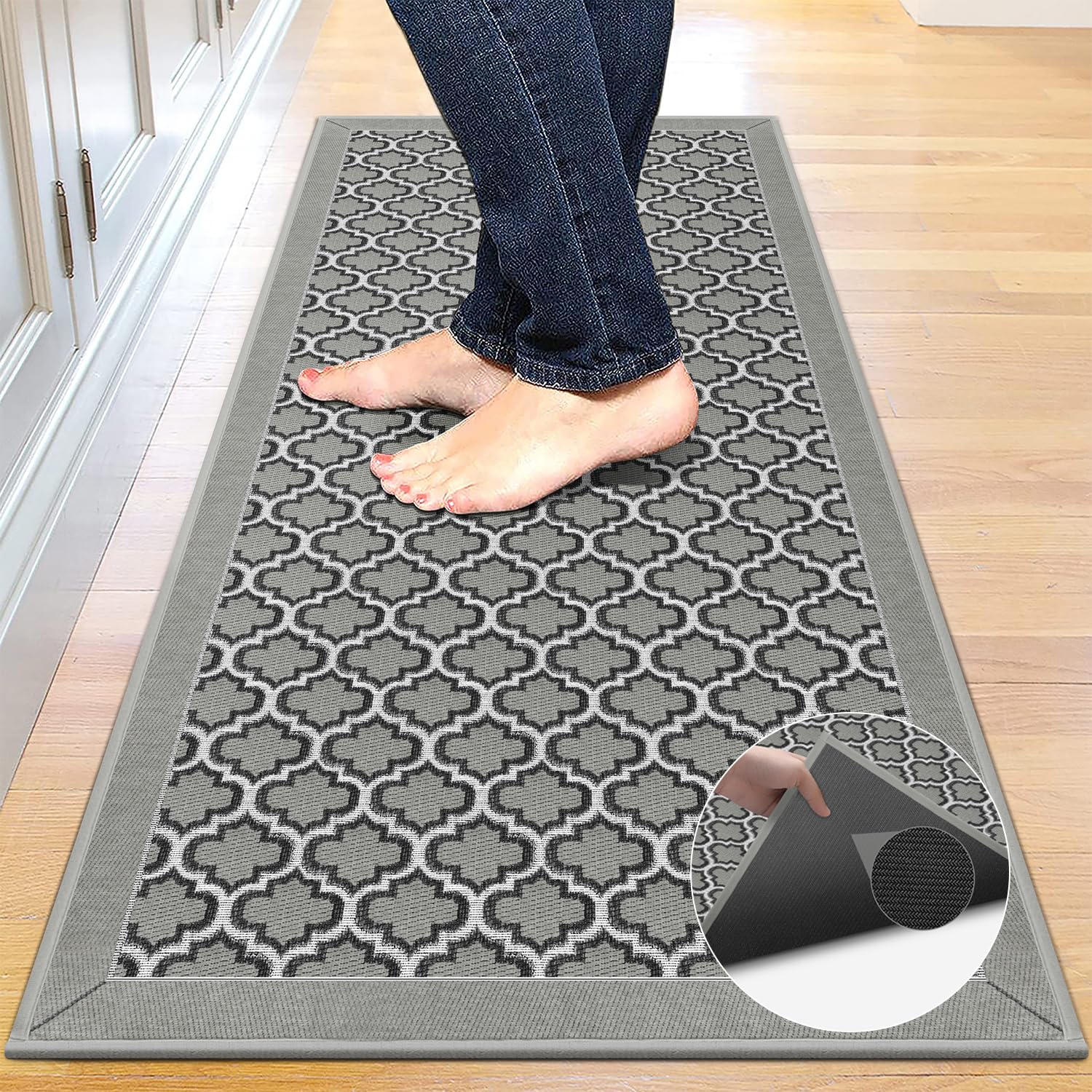 GOYLSER Absorbent Kitchen Floor Mats And Rugs, NonSlip Washable