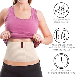 ORTONYX 6.25" Abdominal Binder for Men and