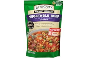 Bear Creek Soup Mix, Vegetable Beef, 9.0 Ounce (Pack of 6)