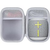 Lebakort Storage Case Compatible with Ultimate Ears UE WONDERBOOM 4 3 2 Portable Waterproof Speaker (Gray Case)