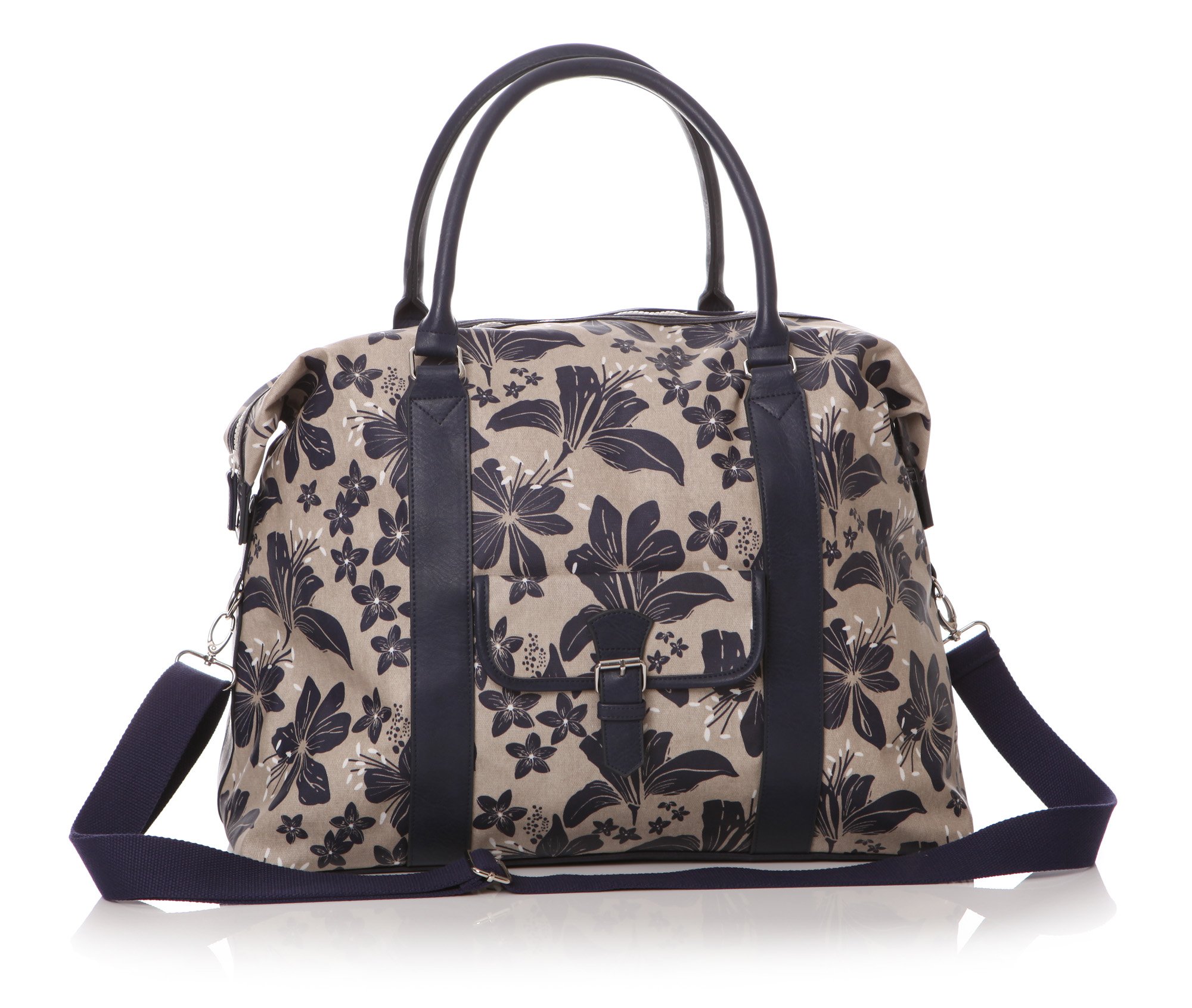 Shruti Cll Oilcloth Travel Bag, Tiger Lilly