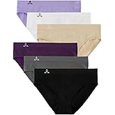 Balanced Tech Moisture Wicking Underwear for Women, Seamless Workout Hipster Brief Bikini Panties