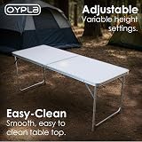 Oypla 4ft Folding Outdoor Camping Kitchen Work Top Table view 4