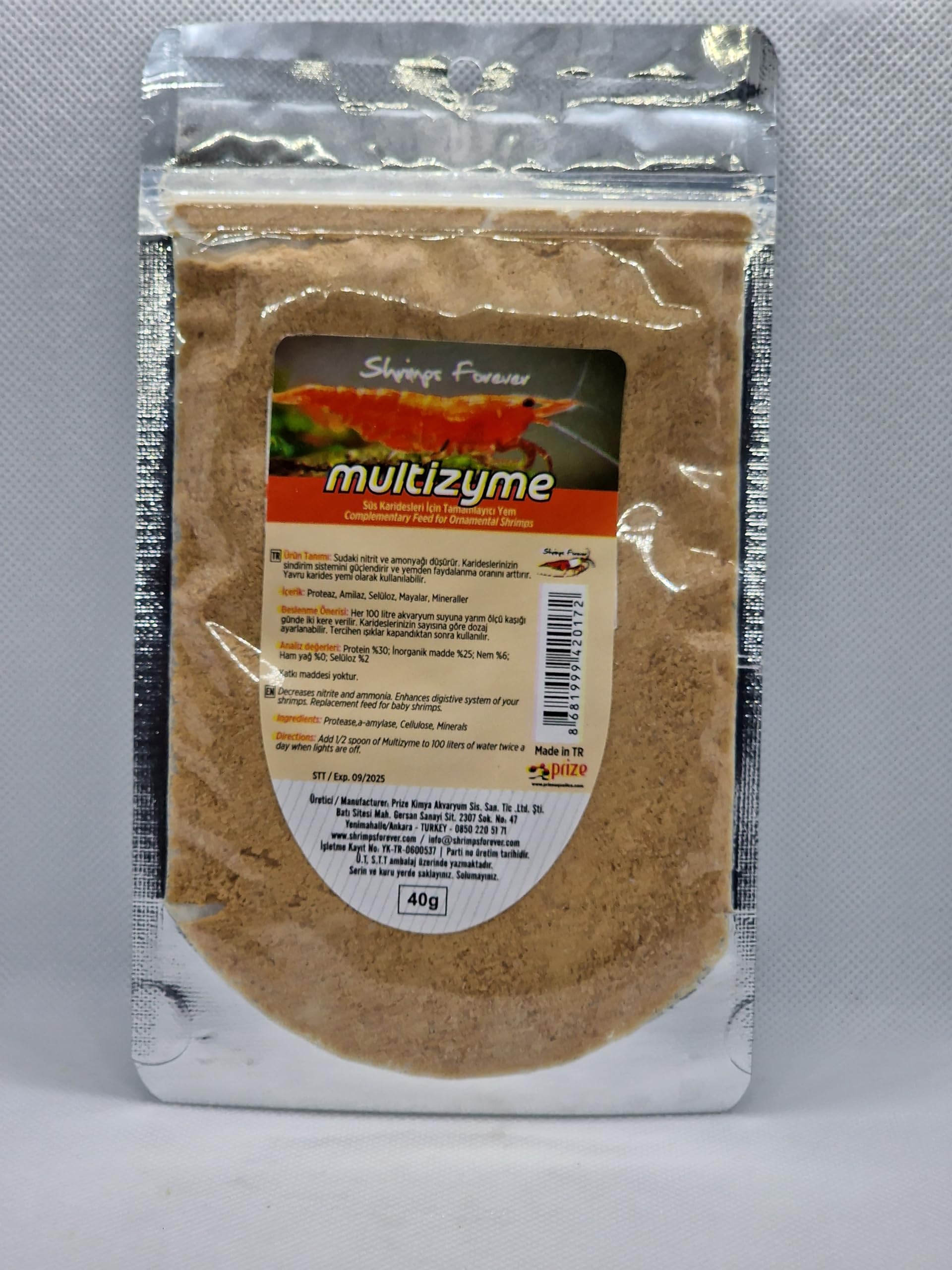 Shrimp Forever Multizyme | 40g - Everything for optimal growth from an early age of your shrimp