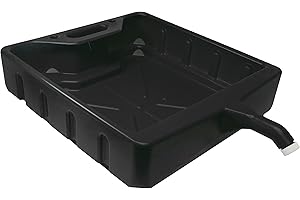 WIRTHCO Funnel King 32972 20 Quart Open Drain Pan, Black, 25" x 18" x 5.5", Made in USA