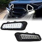 SAUTVS LED Front Bumper Lights for Polaris Ranger XD 1500 2024 2025 All Models, Front Brush Guard Accent Auxiliary Light for Polaris Ranger 1500 XD Accessories, Replace# 2889767