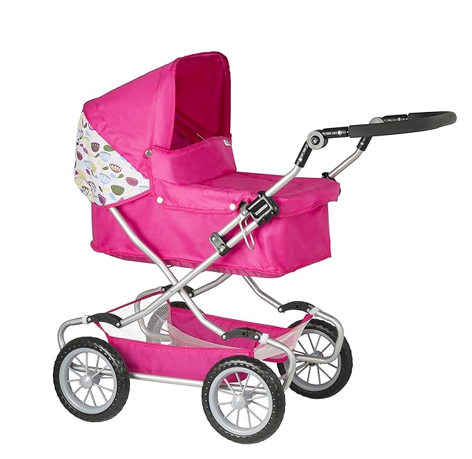 Mamas & Papas 1423394 XCEL Pink Dolls Pram, 510 Years Amazon.co.uk