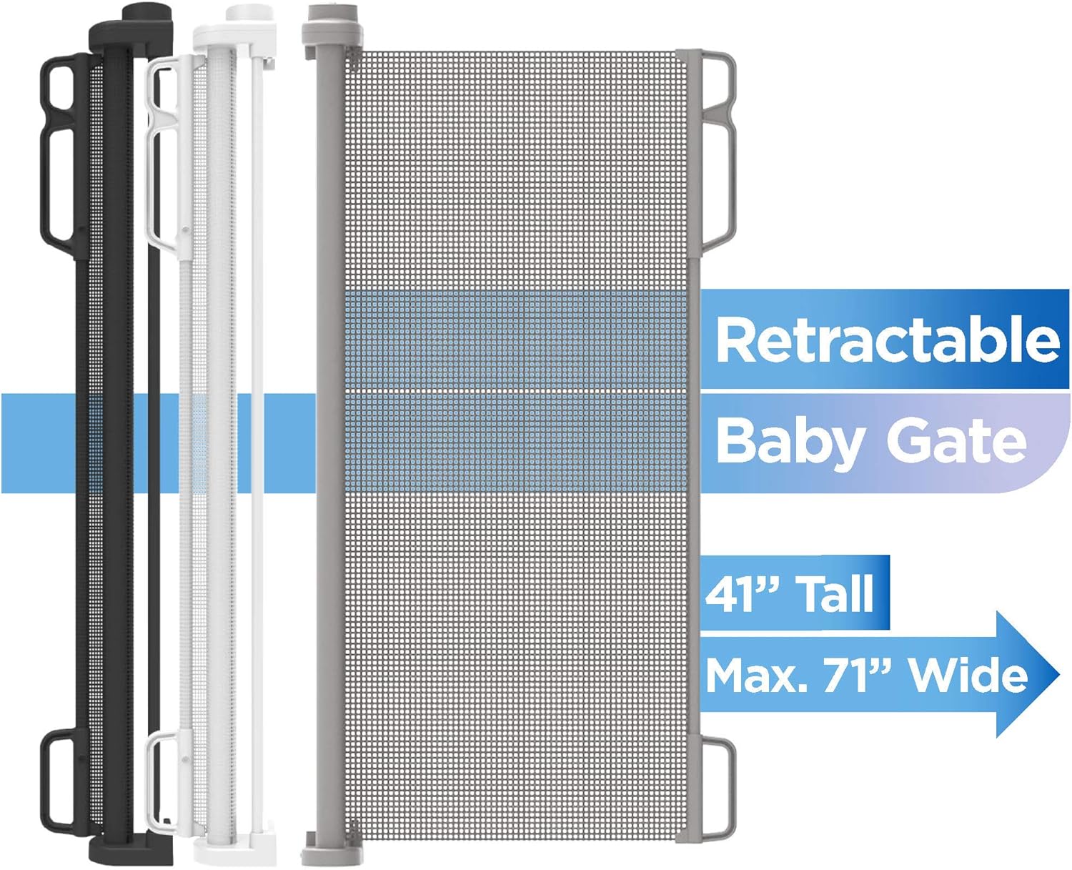 perma extra tall & extra wide outdoor retractable gate