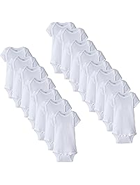 Gerber Unisex Baby 15 Piece Grow with Me Onesies in 3 Sizes
