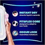 Always Platinum Size 4 Secure Night Pads With Wings 12 Pack view 5