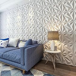 Art3dwallpanels 33 Pack 3D Wall Panel Diamond for