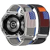 WestEagle Trail Loop Nylon Band Compatible with Samsung Galaxy Watch 7/6/5/4/Active 2 40mm 44mm/Watch 6 Classic 43mm 47mm/Series 5 Pro 45mm/Series 4 Classic 42mm 46mm Band, 20mm Strap for Men