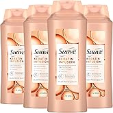 Suave Professionals Smoothing Conditioner For Dry Hair Keratin Infusion Hair Conditioner with 48-hour Frizz Control 28 oz, Pack of 4