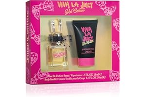 Juicy Couture, 2 Piece Fragrance Set Viva La Juicy Gold Eau De Parfum, Women's Perfume Set Includes EDP Spray Perfume & Body Lotion - Fruity & Sweet Travel Perfume & Travel Body Lotion for Women