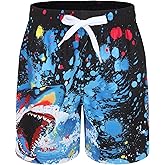 Zestonie Boys Swim Trunks Quick Dry Swim Shorts for Kids Boys Beach Board Shorts Summer Surfing Swimwear 3-16 Years